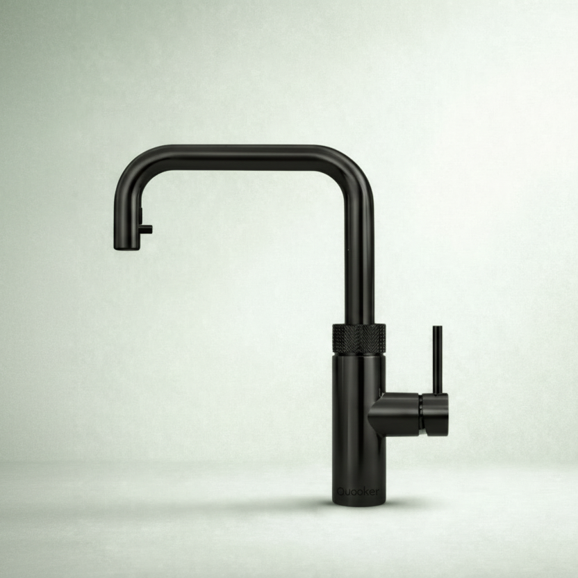 Quooker Flex Square – 3-in-1 Boiling Water Tap with Pull-Out Hose
