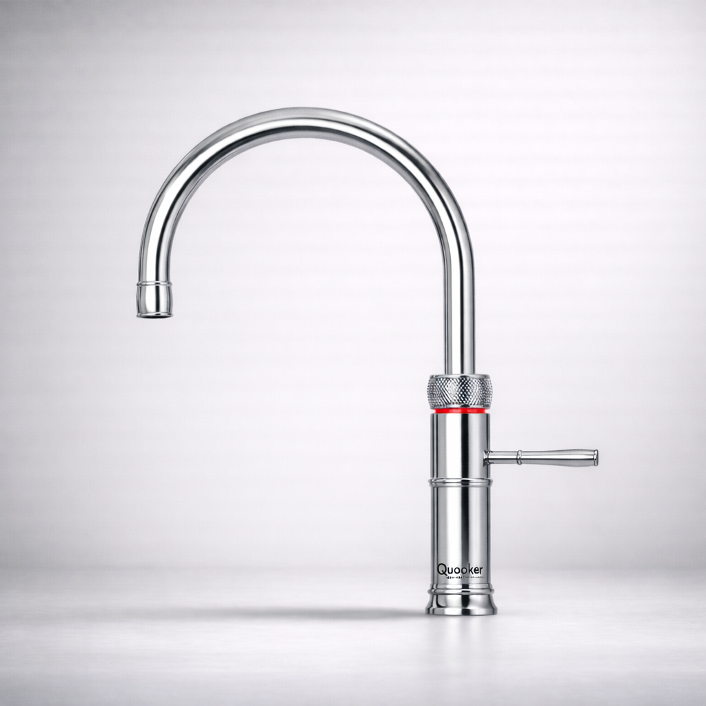 Quooker Classic Fusion Round – 3-in-1 Boiling Water Tap with Classic Design