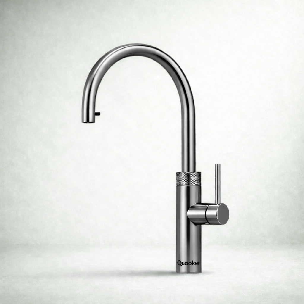 Quooker Flex Round – 3-in-1 Boiling Water Tap with Pull-Out Hose