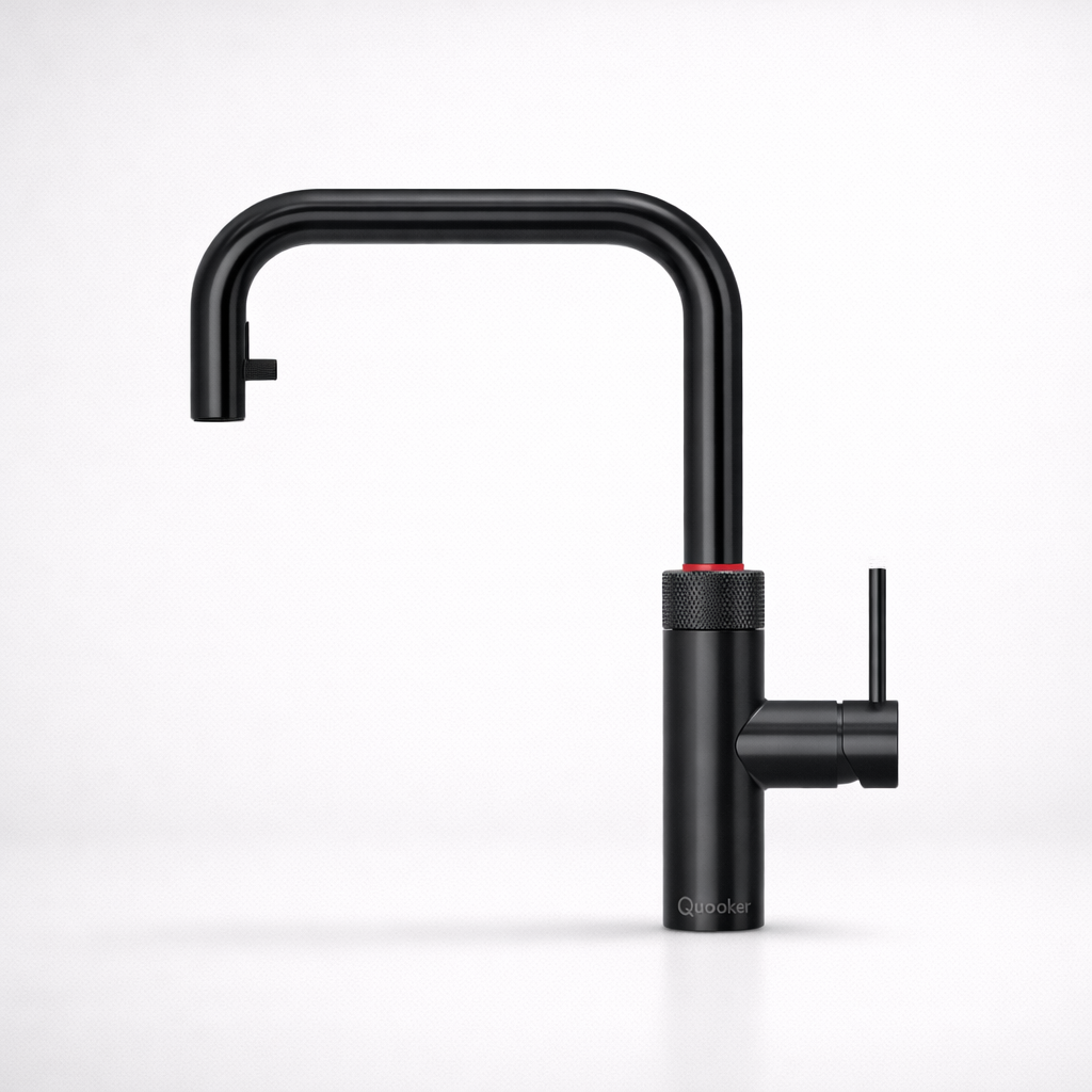 Quooker Flex Square – 3-in-1 Boiling Water Tap with Pull-Out Hose