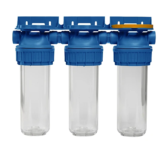 Three Stage Water filter with Sediment Filter