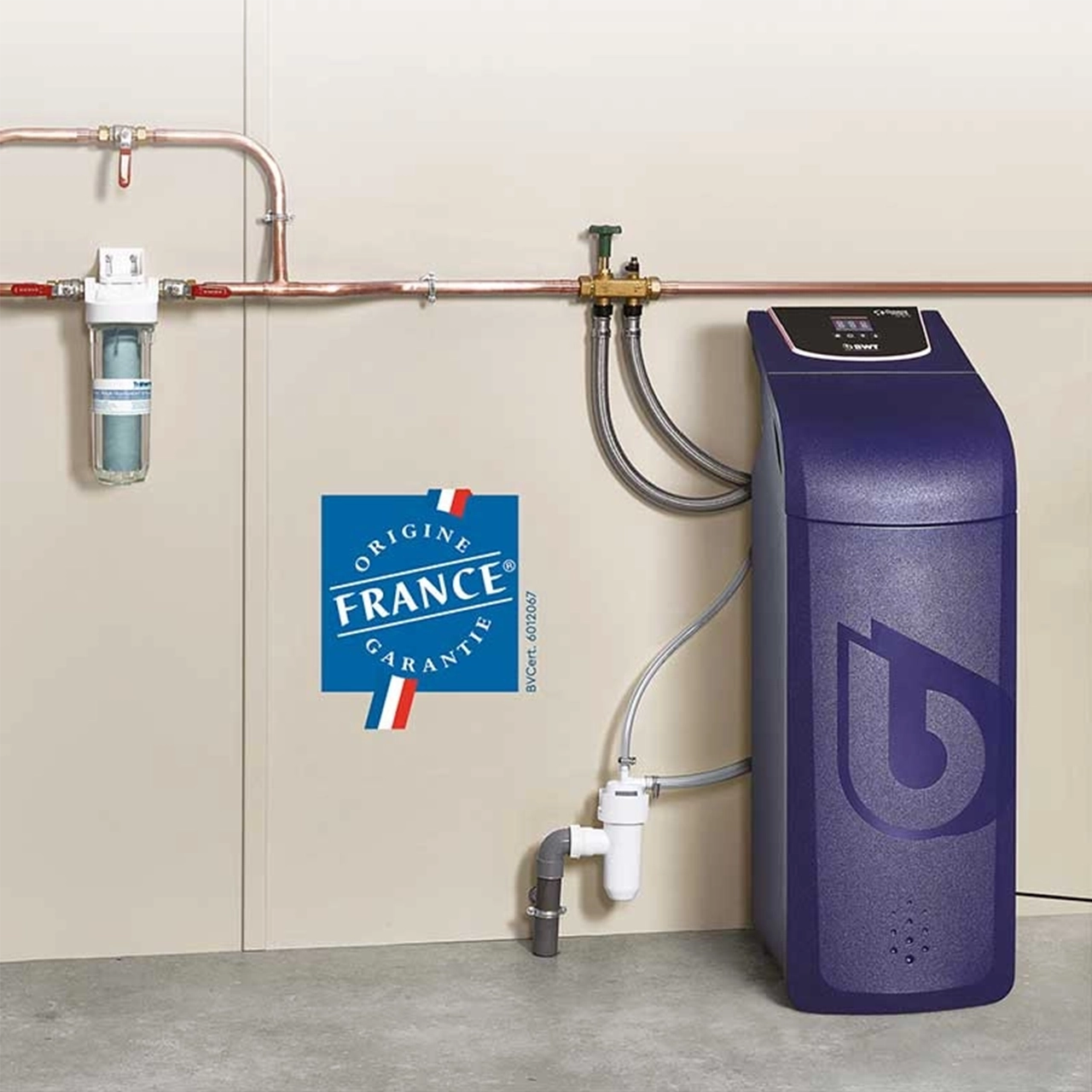 Adoucisseur d'eau BWT my PERLA Optimum Installation incluse