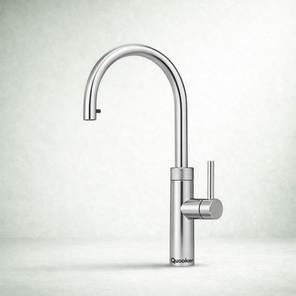 Quooker Flex Round – 3-in-1 Boiling Water Tap with Pull-Out Hose