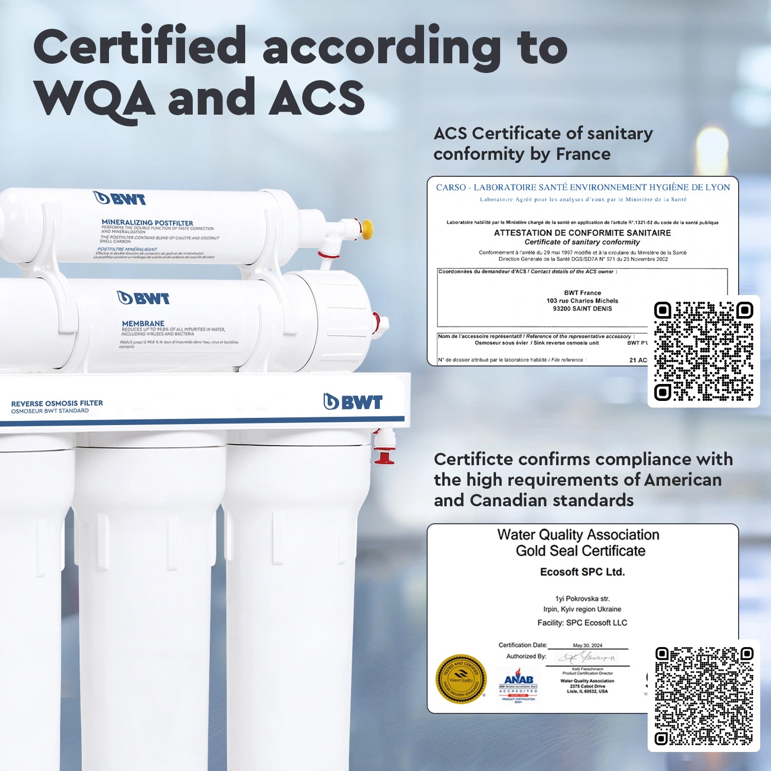 BWT Reverse Osmosis Filter